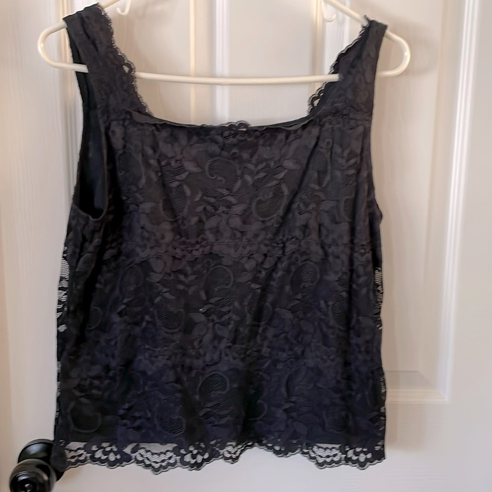J.G Hook, size L tank top with lace cover